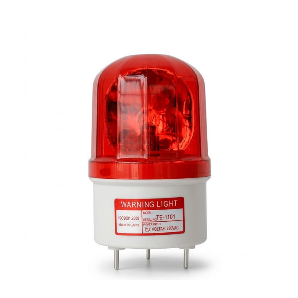 Đèn xoay cảnh báo 220V có còi